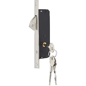 sliding lock with 3-star keys