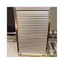 Sliding Tambour Cabinet Door Kit - Foldable Rolling Shutter Doors for Kitchen, Wardrobe, RV, Campervan, Home Office - Plastic, 50x71cm (19.6x27.9in)