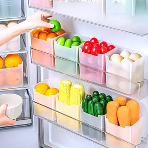 slikvita plastic grocery container  - 1000 ml pack of 8 white