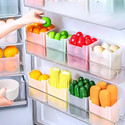 Slikvita Plastic Grocery Container  - 1000 ml (Pack of 8, White)