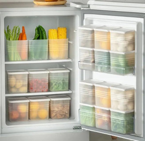slikvita plastic grocery container  - 1200 ml pack of 12 white