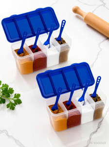 slikvita plastic grocery container  - 1800 ml pack of 2 blue
