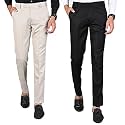 Slim Fit 2 Formal Trousers Combo for