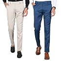 Slim Fit 2 Formal Trousers Combo for