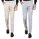 Slim Fit 2 Formal Trousers Combo for