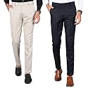 Slim Fit 2 Formal Trousers Combo for