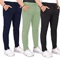 Slim Fit Men39s Lycra Blend Trendy Trousers