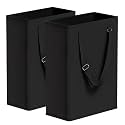 Slim Laundry Hamper with Adjustable Long Handles, 45L Small Laundry Baskets with Mesh Top, Narrow Dirty Clothes Hamper for Bedroom, Closet, and Bathroom - Beige, 2 Packs