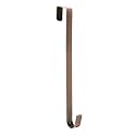 Slim Over The Door Wreath Hanger for Front Door, 15" Brass 2 Pack