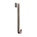 Slim Over The Door Wreath Hanger for Front Door, 12" Brass 2 Pack