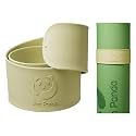 Slim Panda Yoga Mat Strap Slap Band, One Snap Keeps Mats Tightly Rolled, Heavy-Duty Clasp Fits Most Size Mats(24" L X 2" W)