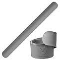 Slim Panda Yoga Mat Strap Slap Band, One Snap Keeps Mats Tightly Rolled, Heavy-Duty Clasp Fits Most Size Mats(24" L X 2" W)