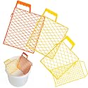 Sliner 4 Pcs Paint Roller Grid for Paint Trays 1/2/5 Gallon Buckets Plastic