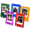 Sliner 5 Pack Acrylic Magnetic Picture Frame for 4.21 x 3.46 Inch Photos