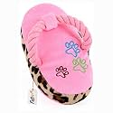 PetVogue Slipper Plush Toys for Pets, Rope Plush Toy for Dogs | Non-Toxic, Soft, Stuffed Interactive Cute Squeaky, Teething Rope Dog Toys | Plush Dog Toys for Small to Medium Dogs (Pink)
