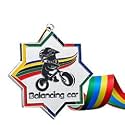 Sliver Medals, for Balance Bike Match Winner, Customizable Logo, 2nd Awards, Professional Metal Medallions, with Ribbon