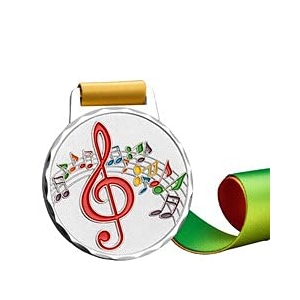 sliver medals for music match winner customizable logo 2nd awards professional metal medallions with ribbon
