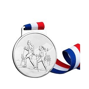 sliver medals for tramp match winner customizable logo 2nd awards professional metal medallions with ribbon