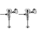 Sloan Royal 186 Exposed Manual Urinal Flushometer, 1.0 GPF Manual Flush Valve - Single Flush Non-Hold-Open Handle, 3/4" Spud Coupling, Polished Chrome Finish, 3012636 (Pack of 2)