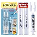 Slobproof Refillable Touch-Up Paint Pen, Pack of 2 - Precision Brush Tip