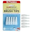 Slobproof Replacement Brush Tips for Refillable Touch-Up Paint Pens, 5pk