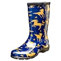 Sloggers Waterproof Garden Rain Boots for Women - Cute MidCalf Boots