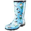 Sloggers Waterproof Garden Rain Boots for Women - Cute MidCalf Boots