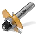 Slot Cutter Router Bit 1/2 Shank, 3 Wing Slotting Cutter Router Bit for T-Molding Slot Cutting | 1/8" Carbide Height
