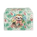 Sloth 2 Slice Toaster Cover Waterproof Compatible with Most 2-Slice Toasters Kitchen Small Appliance Covers Dust Fingerprint Protection Kitchen Tool Variety of Styles