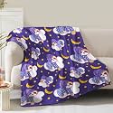 Sloth Blanket Gifts for Women Girls Mom Birthday Christmas Valentine Present Cute Pattern Theme Decor Home Bedroom Living Room Couch Bed Sofa Soft Cozy Lightweight Kids Adult Teen Fleece Throw 60"x80"