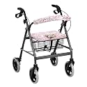 Sloth Cherry Blossom Walkers Seat Covers Easy to Install Rollator Walker Seat and Backrest Covers Universal Rollator Accessories Covers for Seniors Women Men