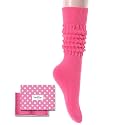 Slouch Socks for Women - Green Purple Long Boot Stack Socks, Orange Yellow Pink Blue Gifts
