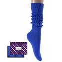 Slouch Socks for Women - Green Purple Long Boot Stack Socks, Orange Yellow Pink Blue Gifts