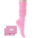 Slouch Socks for Women - Green Purple Long Boot Stack Socks, Orange Yellow Pink Blue Gifts