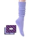 Slouch Socks for Women - Green Purple Long Boot Stack Socks, Orange Yellow Pink Blue Gifts