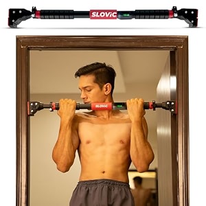 slovic pull up bar for home for kids amp adults 200 kg  anti-skid grip