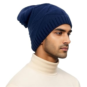 slovic winter cap for men amp women  rollover winter wear for men  acrylic woolen thermal wear winter cap for women  breathable lightweight amp windproof winter caps for women