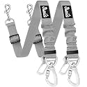SlowTon Dog Seatbelt, 2 Pack Adjustable Heavy Duty Dog Safety Seat Belt