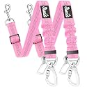 SlowTon Dog Seatbelt, 2 Pack Adjustable Heavy Duty Dog Safety Seat Belt