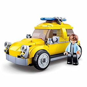 sluban beetle car - 176 pieces building blocks kit for boys and girls ages 6 years and above creative construction set educational stem toy ideal for gifting birthday gift return gift
