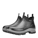 Sludgy 6" 4mm Black | Insulated Waterproof Rubber Ankle Waterproof Shoes for Rain and Mud, Fishing, Hunting