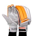 SLUGGER Cricket Apex Men's Left Handed Batting Gloves - Lightweight PVC &amp; Leather, Comfortable Grip, Stylish &amp; Attractive Design, Perfect for Men