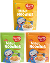 Slurrp Farm No Maida Not Fried Foxtail, Little Millet & Curry Masala, Pack of 3 Hakka Noodles (3 x 192 g)