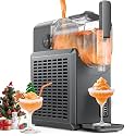 Slushie Machine No Ice Needed 88oz, Slushy Machine for Home with LED Display and 5 Preset Modes, Auto-Clean, Frozen Drink Maker Perfect for Margarita,Frappés, Cocktail Smoothie, Milkshake and More