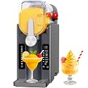 Slushie Machine: No Ice Needed All-in-One Slushy Maker for Home, Real-Time Temp Display, Auto-Clean, 6 Preset | Frozen Margaritas, Cocktails, Frappés, Ice Cream, Smoothies, Milkshakes,Summer Parties