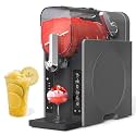 Slushie Machine, Slushy for Home No Ice Need, Soft Serve Ice Cream Maker &amp; Margarita Machine, Auto-Cleaning, 6 Presets for Milkshakes, Frappés, Frozen Drink and More. (black)