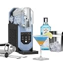 Slushie Machine, Slushy for Home No Ice Need, 2L Large Capacity Smoothie Blender, Auto-Cleaning, LCD Touch Screen 5 Presets for Milkshakes, Frappés, Frozen Drink and More
