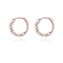 SLUYNZ 925 Sterling Silver Pearls Twist Hoop Earrings for Women Teen Girls Pearls Hoop Earrings Wedding Bridal Earrings