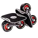 Slyk Drift Skates Freeline Drift High Rebound Skate Split Skateboard Outdoor Sliding Skates with Aluminum Anti-Slip Plate, 70mm Wheels and ABEC-7 608 Bearings, Portable Design (Drifters)