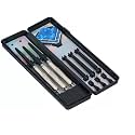 SLYK Professional Steel Tip Darts/Magnetic Darts Set, Bullseye Pro Dart Series, Sharp Pointed Tip Darts for Dartboard Game (Pack of 6 - Steel Darts)